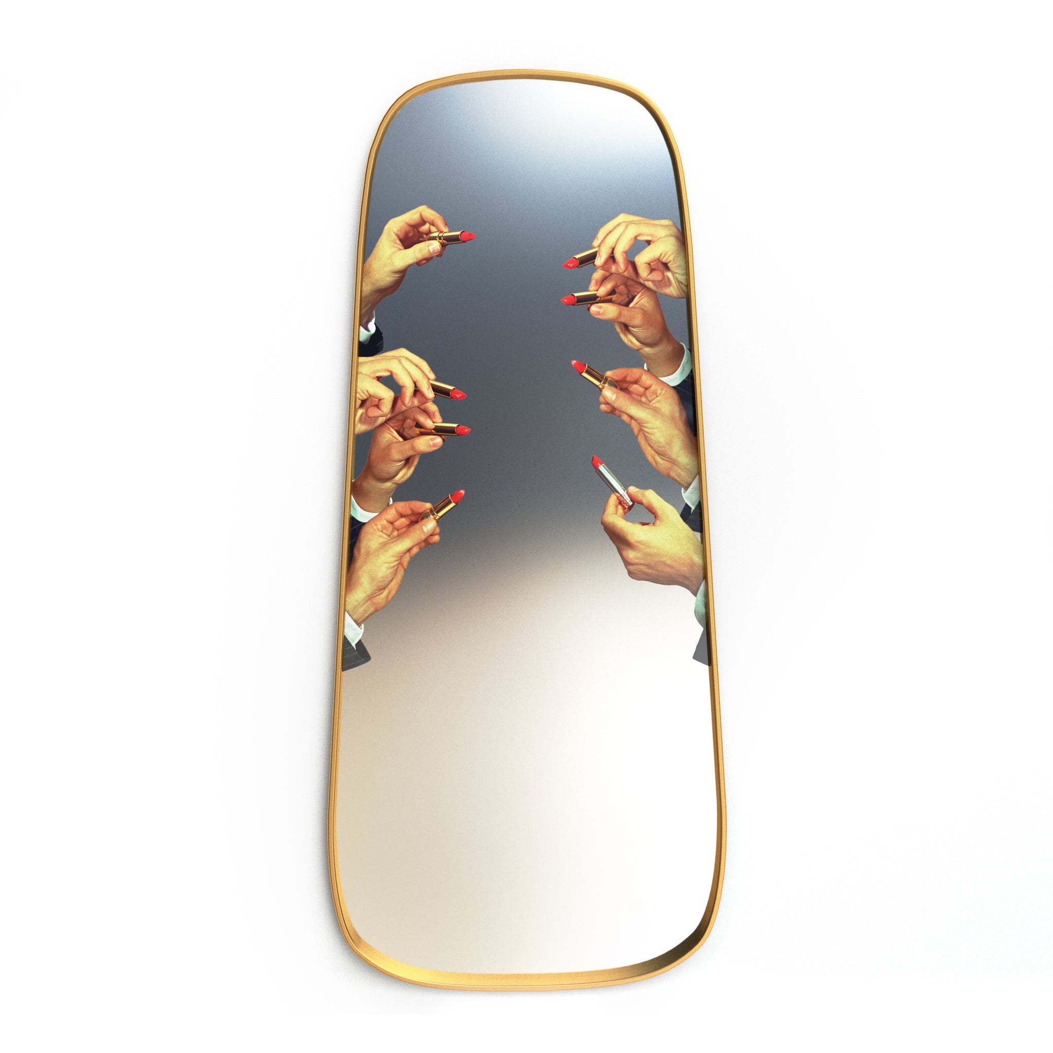 TOILETPAPER Gold Frame Spiegel by ermellino